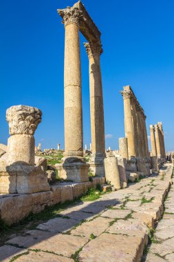 Güzel görünüm: Jerash Roma şehri Harabeleri