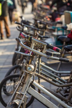 Pekin'de eski bisikletler