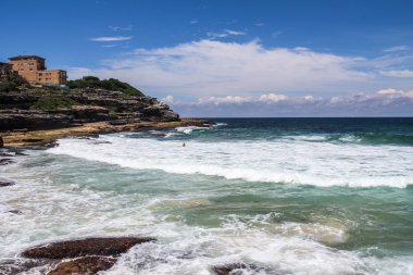 Sydney Bronte beach rock güzel görünüm