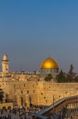Kudüs'teki Dome of Rock güzel görünüm