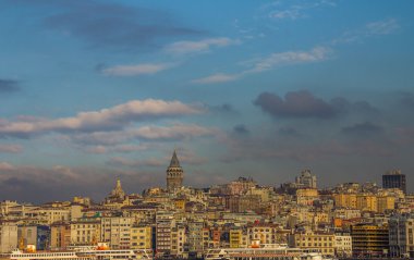 Istanbul 'un güzel şehir manzaralı