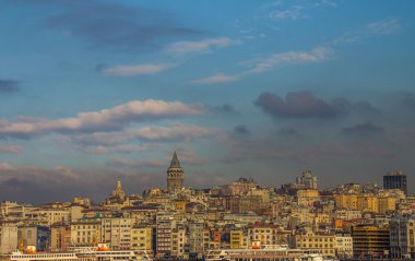 Istanbul 'un güzel şehir manzaralı