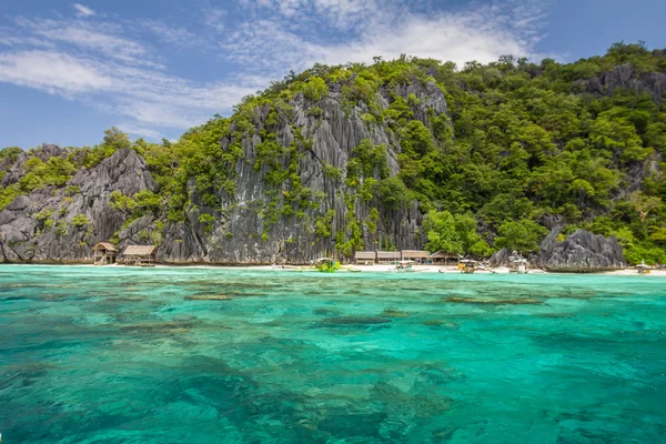 Plaży na wyspie Palawan — Zdjęcie stockowe