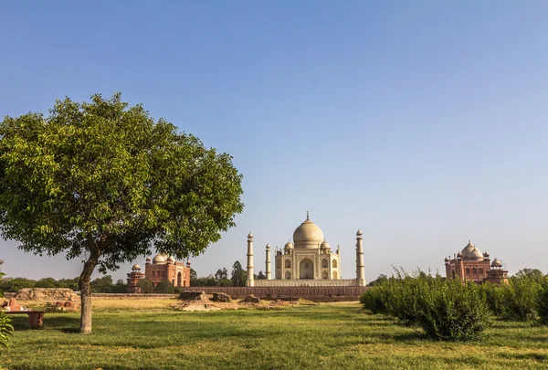 Vista do Taj Mahal — Fotografia de Stock