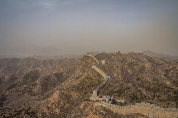 Çin Seddi manzarası — Stok fotoğraf