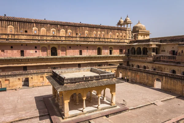 Innenhof im Bernstein-Fort in Jaipur — Stockfoto