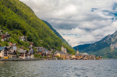 Hallstatt kentinin güzel görünüm