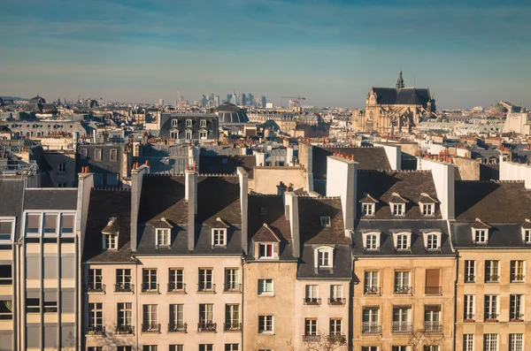 Vista del casco antiguo de París — Foto de Stock