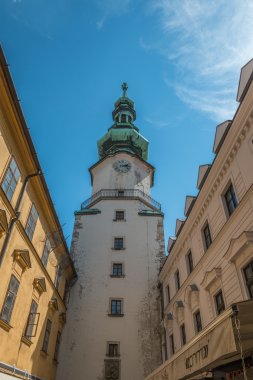 Bratislava - uzun kule St Michaels izlemek Kulesi