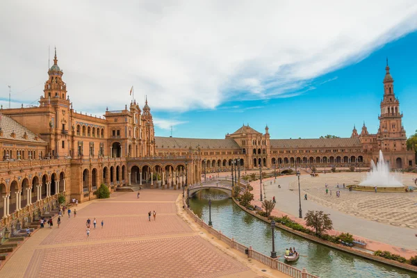 Plaza Espana w mieście Sewilla — Zdjęcie stockowe