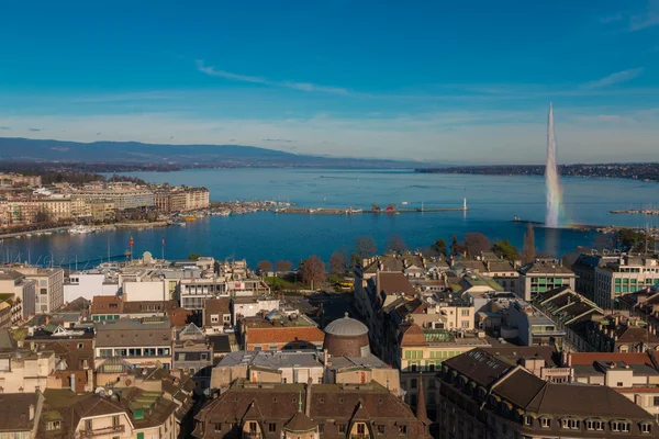 Вид на Женеву — стоковое фото