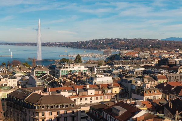 Nice view of Geneva city — Stock Photo, Image