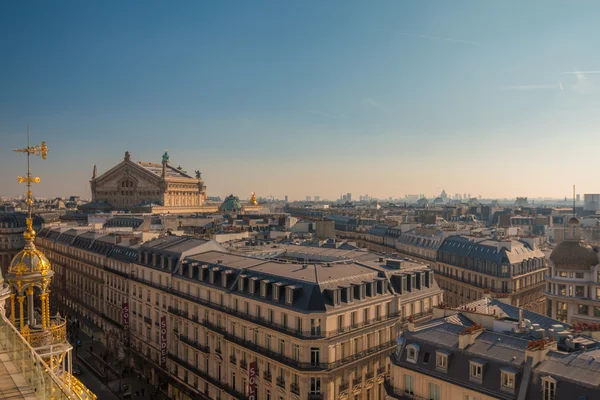 Fin panoramautsikt över Paris city — Stockfoto