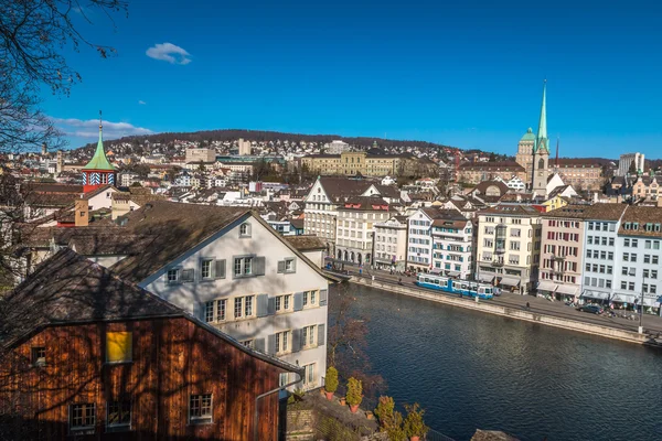 Belle vue sur Zurich — Photo