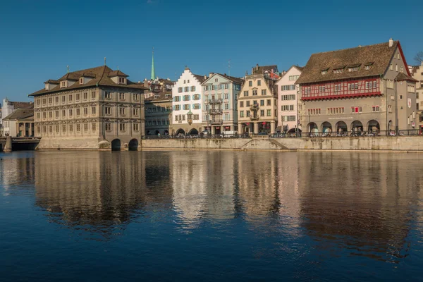 Belle vue sur le front de mer de Zurich — Photo