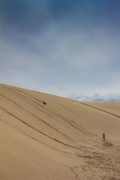 Dunas de areia em Port Stephens perto de Sydney — Fotografia de Stock