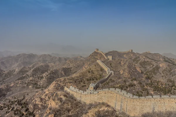 中国の万里の長城の素敵なビュー — ストック写真