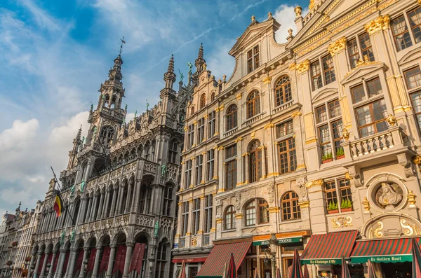 Cidade velha grande lugar em Bruxelas — Fotografia de Stock