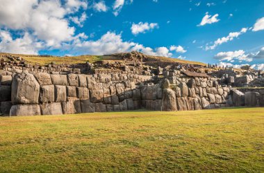 Peru'da Cuzco Saqsaywaman Harabeleri