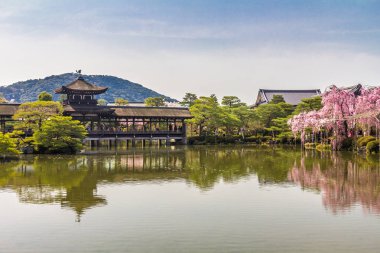 Kyoto İmparatorluk Sarayı bahçelerine