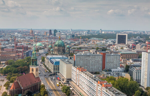 Panoramic view of Berlin Germany