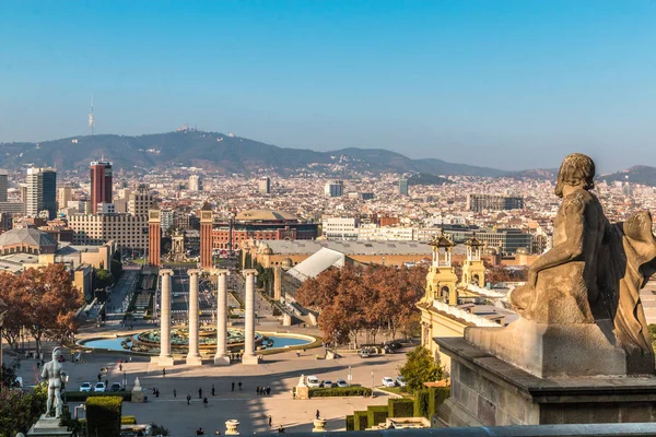 Bir Barselona manzarası — Stok fotoğraf