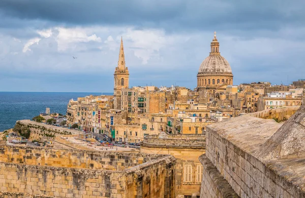 Ορίζοντα της Valleta — Φωτογραφία Αρχείου