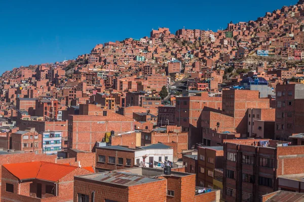 Ville de La Paz en Bolivie — Photo