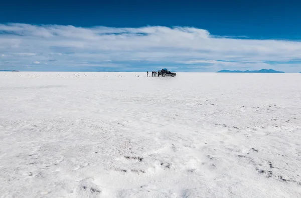 Salar Uyuni 볼리비아에서 소금 평원 — 스톡 사진