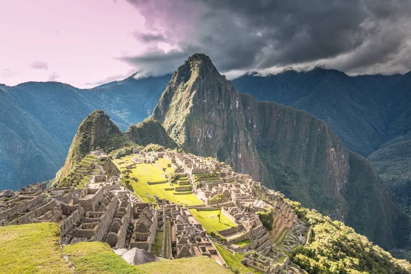 Vista panorámica de Machu Picchu — Foto de Stock