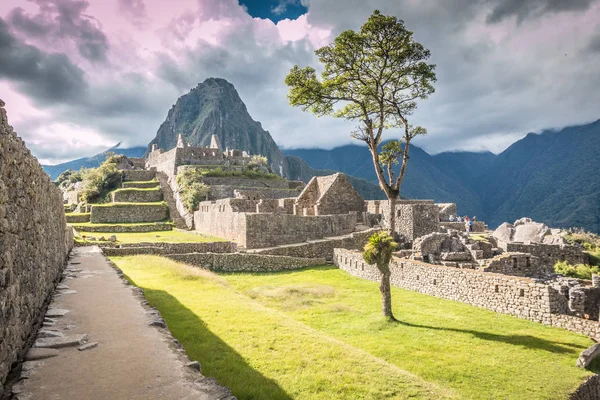 Bonita vista de Machu Picchu — Foto de Stock