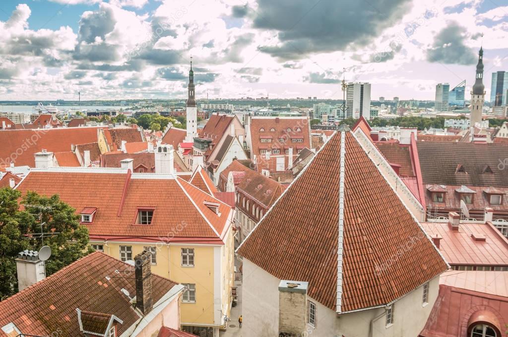 View of Tallinn Estonia