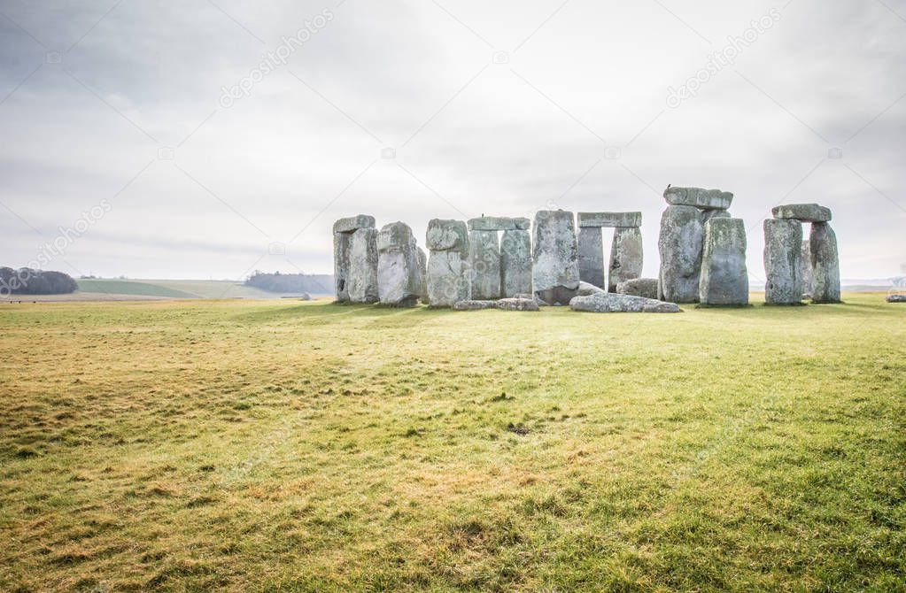 View of the Stonehenge England