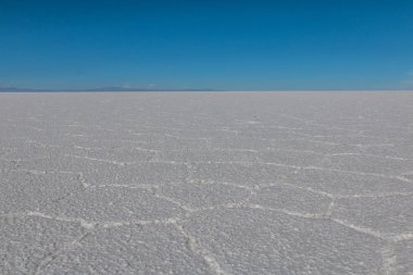 Bolivya'daki salar Uyuni düz göl