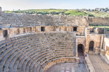 Eski amfitiyatro: Jerash Ürdün