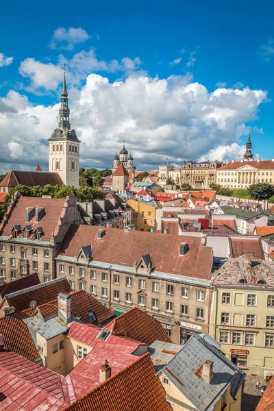Pěkný Výhled Město Tallinn Estonsko — Stock fotografie