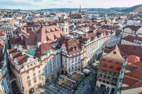 Panoramautsikt Över Prag Tjeckien — Stockfoto