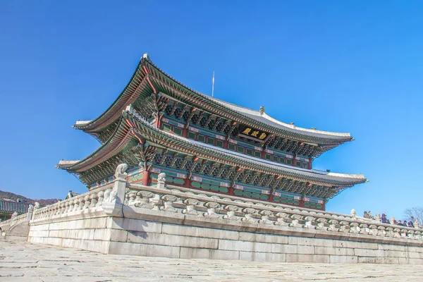 Eski Mparator Sarayı Içinde Seoul Korea — Stok fotoğraf