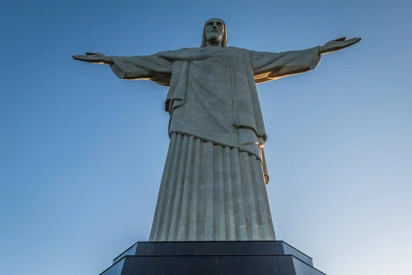 Statua Chrystusa Odkupiciela Rio Janeiro — Zdjęcie stockowe