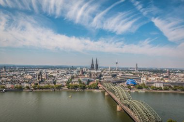 Köln Almanya'nın panoramik görünüm