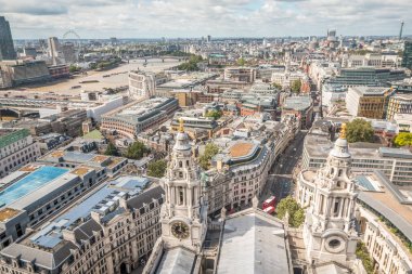 Londra şehrinin panoramik görünüm