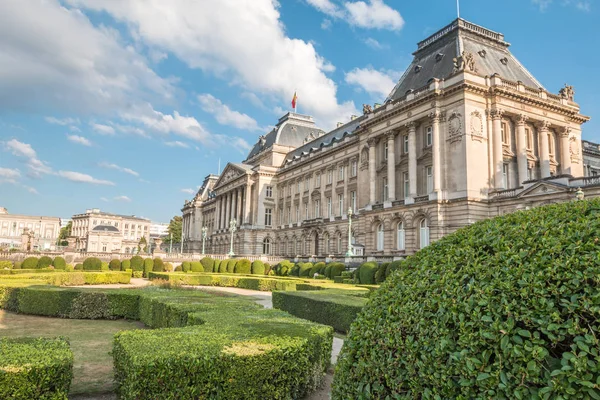 Pohled Královský Palác Brusel Belgie — Stock fotografie