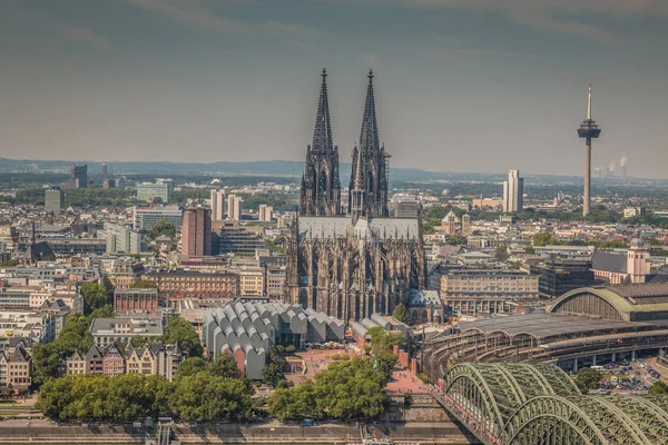 Városra Köln Németország — Stock Fotó