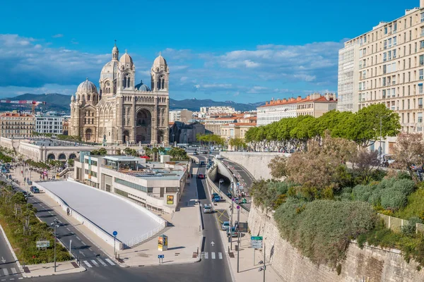 Θέα Από Τον Καθεδρικό Ναό Της Μασσαλίας — Φωτογραφία Αρχείου