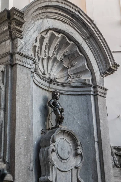The Manneken Pis in Brussels — Stock Image Manneken Pis Brussels Royalty Free Stock Photos