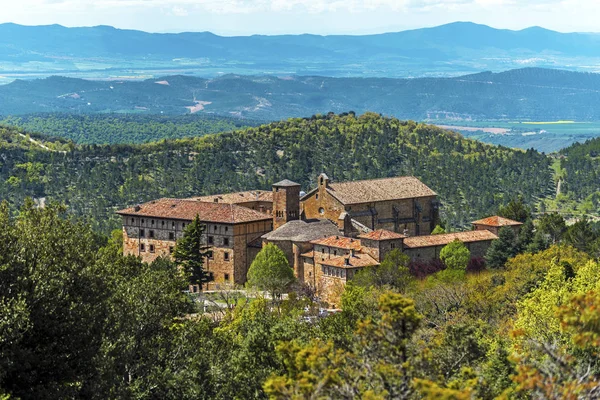 Mosteiro de Leyre em Navarra espanhola — Fotografia de Stock