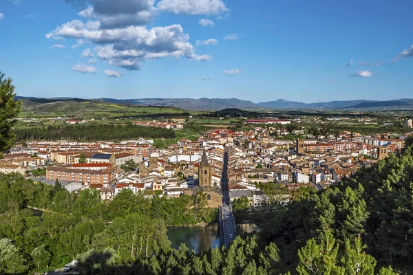 Paisaje urbano de Sanguesa — Foto de Stock