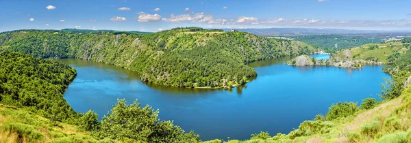 Loire Nehri Vadileri ve doğal rezervin panoramik manzarası 