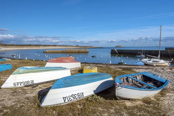 View at the port de la Croix in South of Hoedic Island. Brittany — Stock Photo, Image