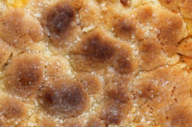 Bir tereyağı pasta yüzeyinde